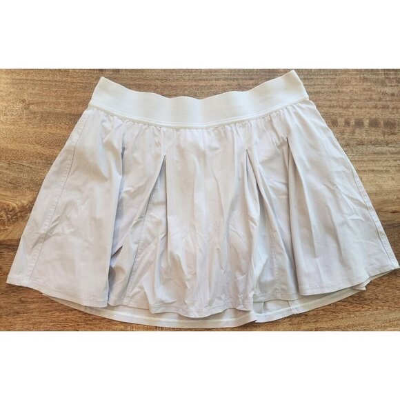 Lululemon Pants - Lululemon Skirt Womens 10 Gray Pleated Tennis Athletic Liner Pockets Activewear